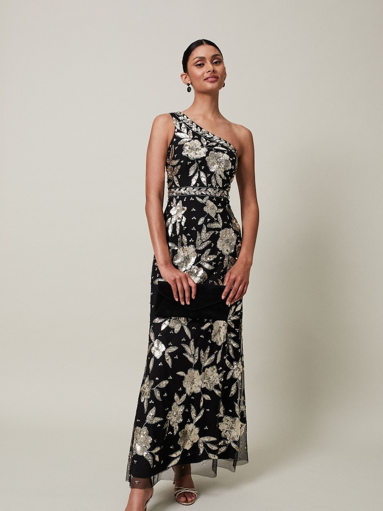 Phase Eight Black Maxi Serafina Dress - Image 2 of 7
