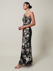 Phase Eight Black Maxi Serafina Dress - Image 4 of 7