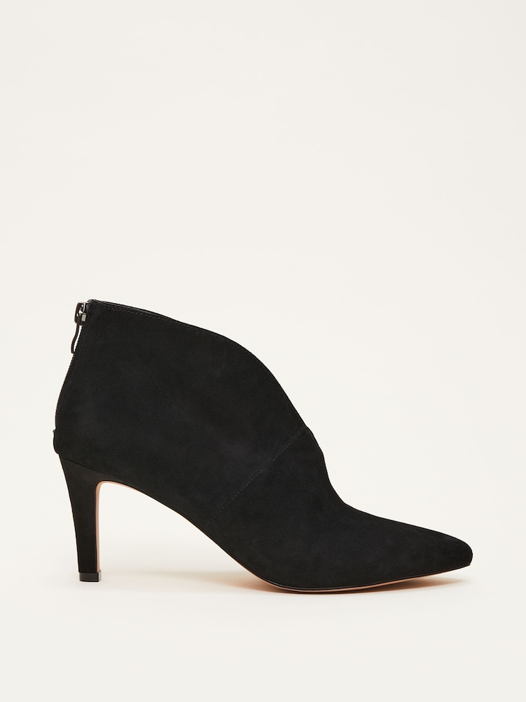 Phase Eight Black Cut-Out Shoe Boots - Image 1 of 7