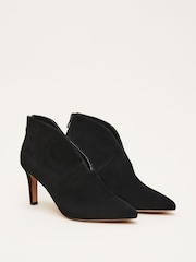 Phase Eight Black Cut-Out Shoe Boots - Image 2 of 7