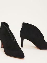 Phase Eight Black Cut-Out Shoe Boots - Image 3 of 7