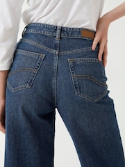 FatFace Blue Whitby Wide Leg Jeans - Image 3 of 3