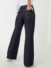 FatFace Blue Whitby Wide Leg Jeans - Image 2 of 3