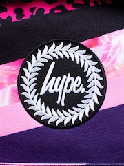 Hype. Dark Pink Stripe Crest Backpack - Image 4 of 6