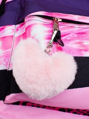 Hype. Dark Pink Stripe Crest Backpack - Image 5 of 6