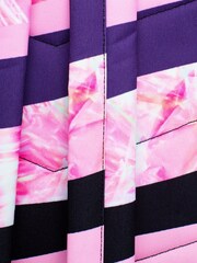Hype. Dark Pink Stripe Crest Backpack - Image 6 of 6