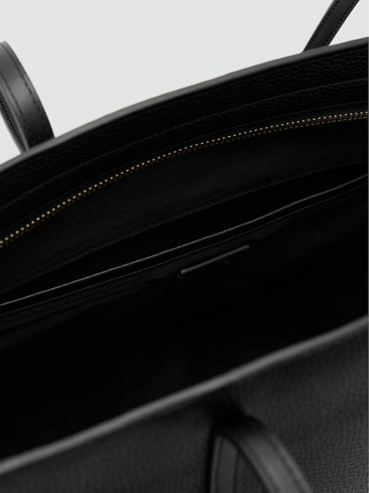 Mango Black Large Tote Bag - Image 2 of 5