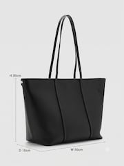Mango Black Large Tote Bag - Image 3 of 5