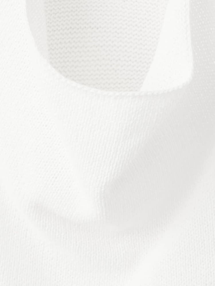 Mango White Cowl Neck Blouse - Image 3 of 3