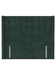 Silentnight Rainforest Green Bloomsbury Luxury Velvet Headboard - Image 1 of 3