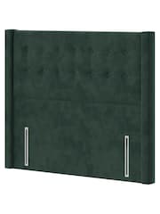 Silentnight Rainforest Green Bloomsbury Luxury Velvet Headboard - Image 2 of 3
