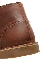 Marrón tostado - Botas safari de cuero - Imagen 4 de 5