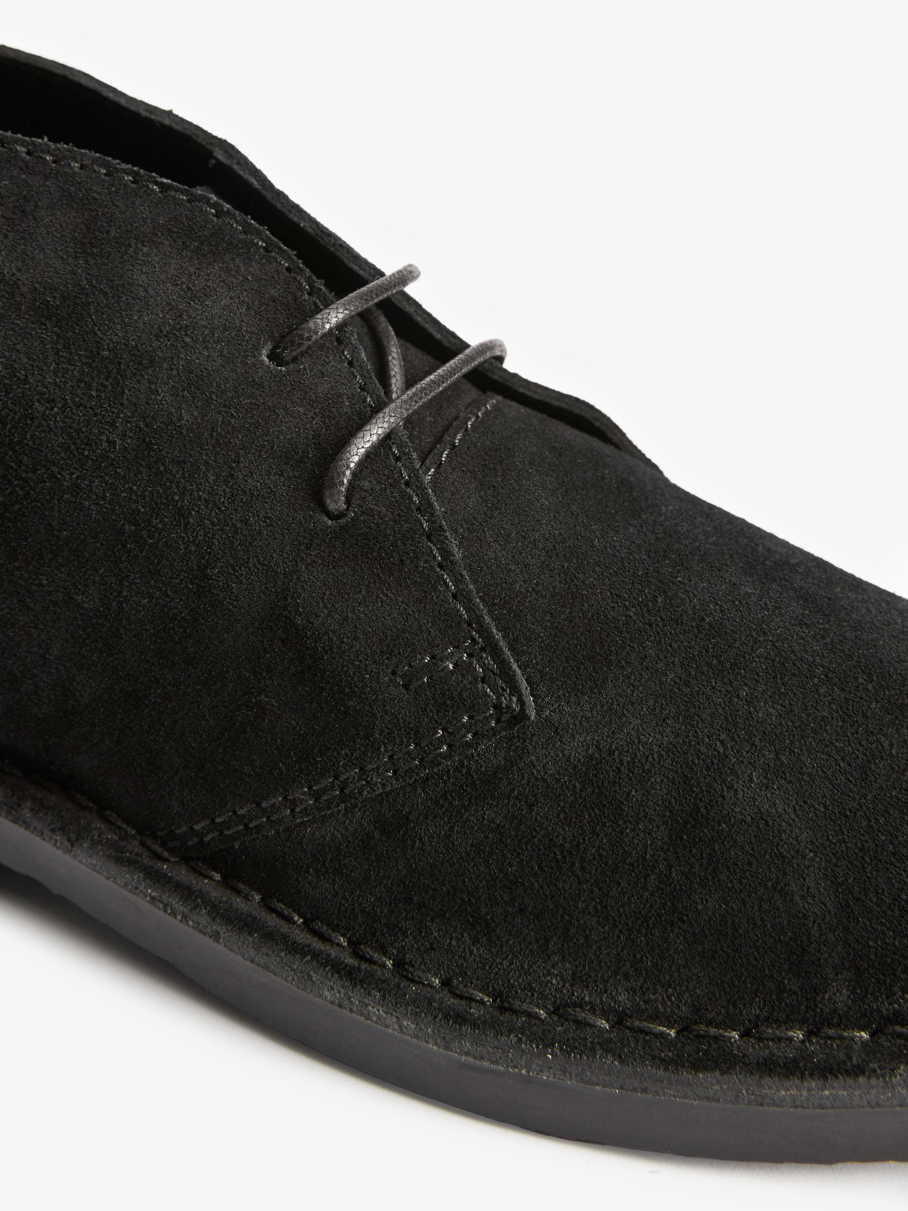 Mens black desert boots sale hotsell