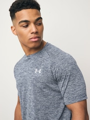 Серый меланж - Футболка Under Armour Tech 2 - Изображение 4 из 5