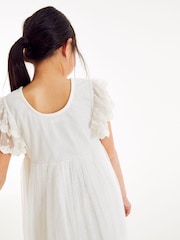 Ivory White Lace Bridesmaid Dress (3-16yrs) - Image 3 of 7