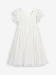 Ivory White Lace Bridesmaid Dress (3-16yrs) - Image 6 of 7