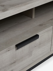 Grey Bronx Up to 80 inch Oak Effect TV Unit - Image 7 of 10