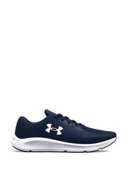 Under Armour Navy Blue Charged Pursuit 3 Trainers - Image 3 of 7