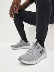 Under Armour Grey Charged Pursuit 3 Trainers - Image 1 of 7