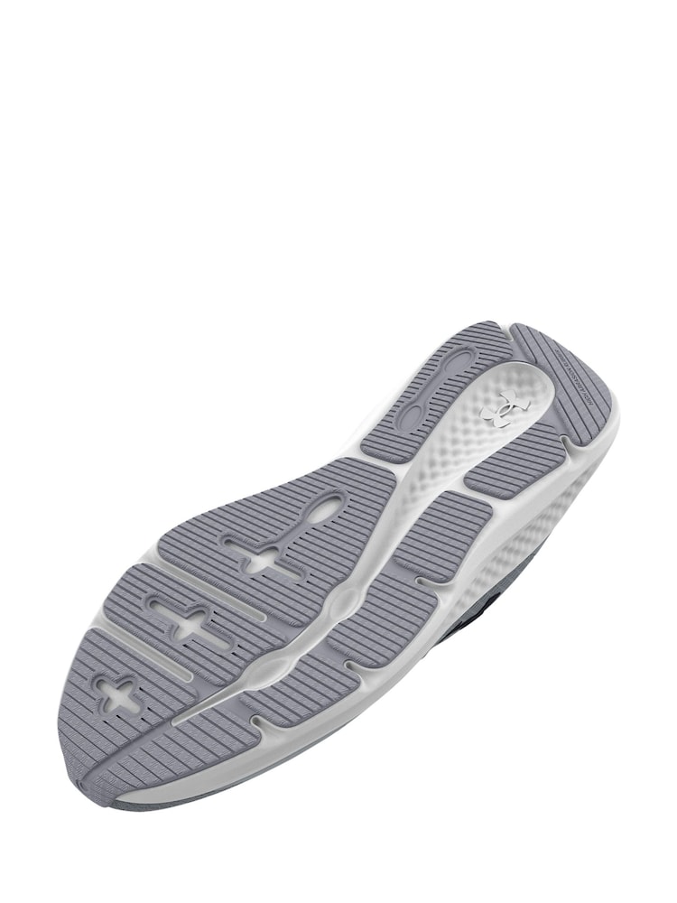 Under Armour Grey Charged Pursuit 3 Trainers - Image 7 of 7
