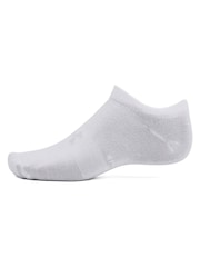Under Armour White Under Armour Essential No Show Socks 6 Pack - Image 2 of 4
