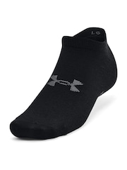 Under Armour Black Under Armour Essential No Show Socks 6 Pack - Image 2 of 3