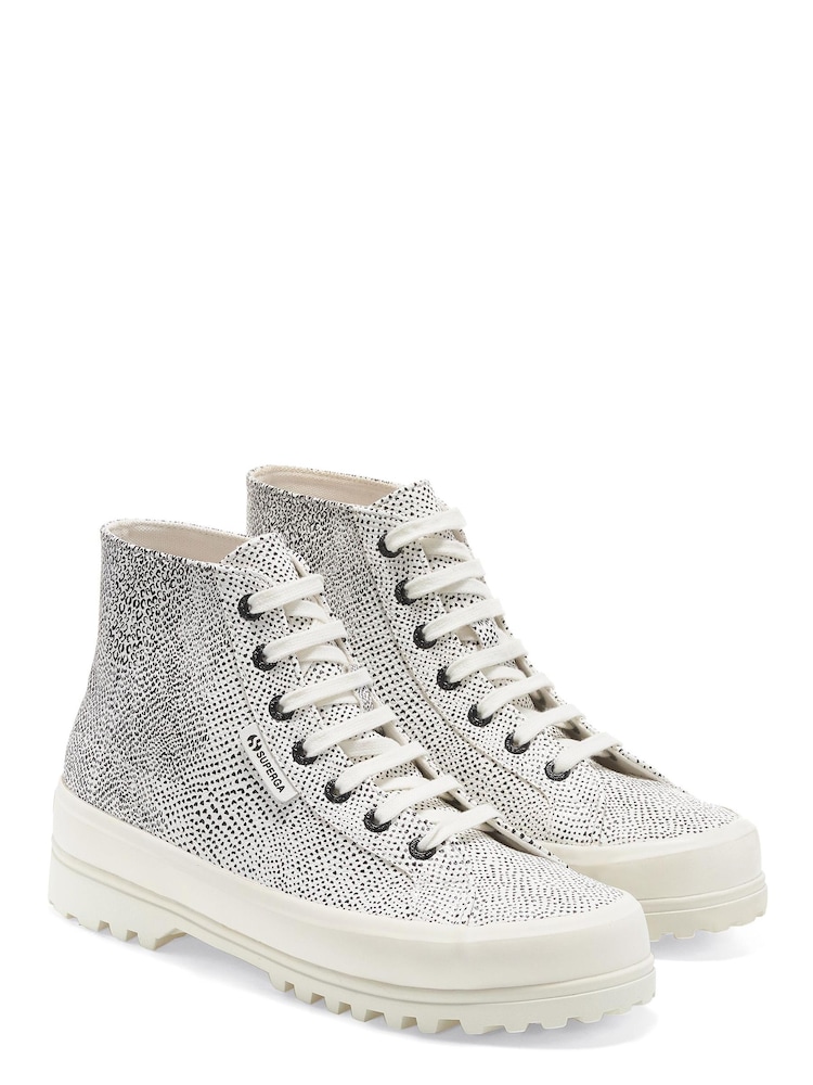 Superga Animal Cotu Alpina Micro Faux Snake Ankle Boots - Image 2 of 5