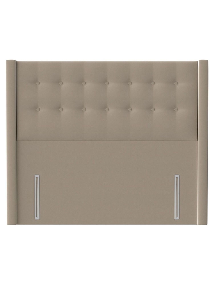 Silentnight Sandstone Natural Bloomsbury Woven Headboard - Image 1 of 3