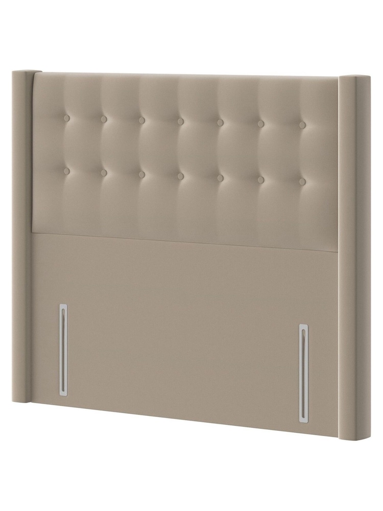 Silentnight Sandstone Natural Bloomsbury Woven Headboard - Image 2 of 3