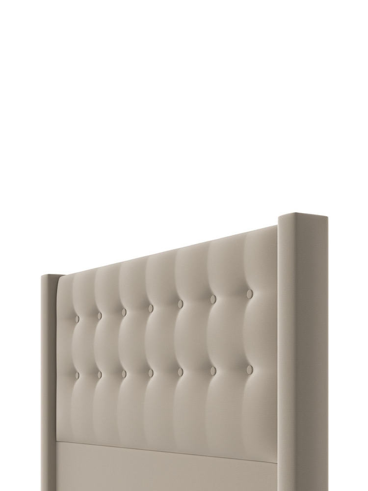 Silentnight Sandstone Natural Bloomsbury Woven Headboard - Image 3 of 3