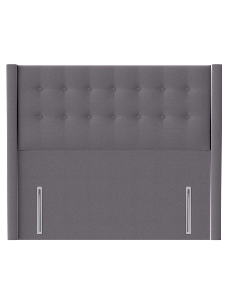Silentnight Slate Grey Bloomsbury Woven Headboard - Image 1 of 3
