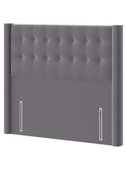 Silentnight Slate Grey Bloomsbury Woven Headboard - Image 2 of 3