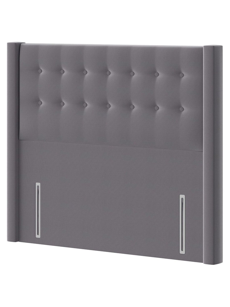 Silentnight Slate Grey Bloomsbury Woven Headboard - Image 2 of 3