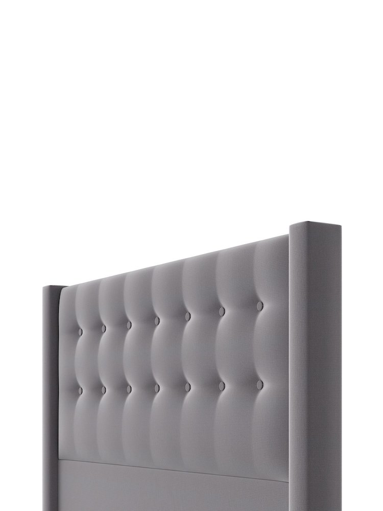 Silentnight Slate Grey Bloomsbury Woven Headboard - Image 3 of 3