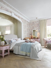 Laura Ashley White Beca Ceramic Pendant Ceiling Light - Image 4 of 6