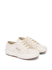 Superga 2750 Kids Organic Natural Dye Canvas Trainers - Image 2 of 5