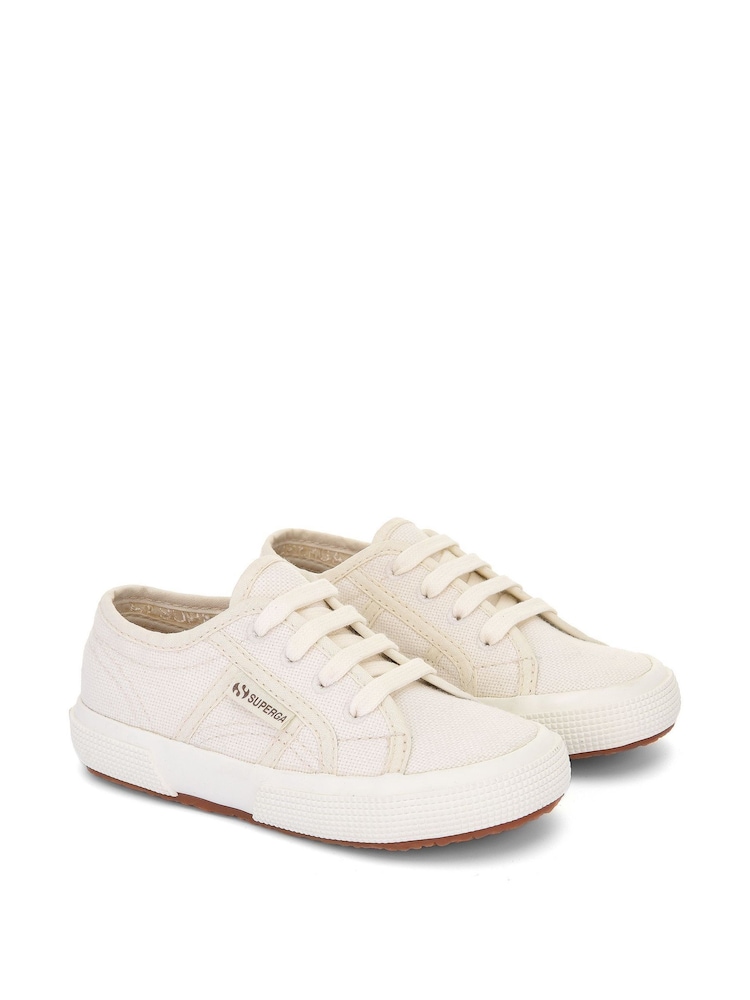Superga 2750 Kids Organic Natural Dye Canvas Trainers - Image 2 of 5