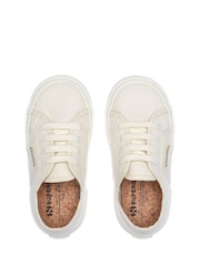 Superga 2750 Kids Organic Natural Dye Canvas Trainers - Image 5 of 5