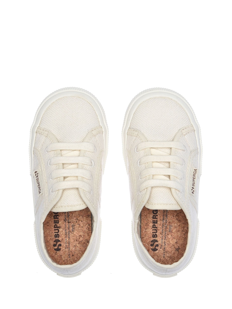 Superga 2750 Kids Organic Natural Dye Canvas Trainers - Image 5 of 5