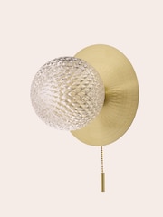 Laura Ashley Satin Brass Prague Bathroom Single Wall Light - Image 4 of 5