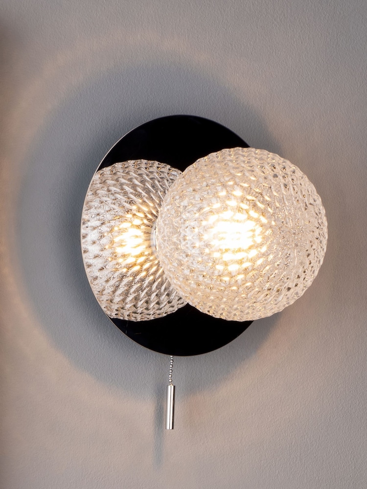 Laura Ashley Polished Chrome Prague Bathroom Single Wall Light - Image 1 of 5