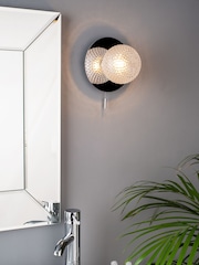 Laura Ashley Polished Chrome Prague Bathroom Single Wall Light - Image 2 of 5
