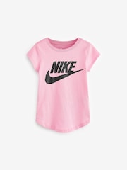 Nike Pink Little Kids Futura T-Shirt - Image 1 of 4