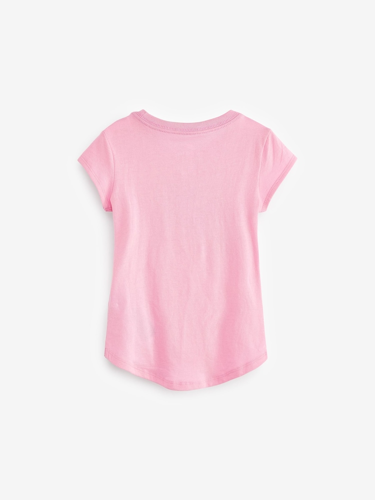 Nike Pink Little Kids Futura T-Shirt - Image 2 of 4