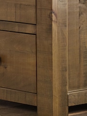 time4sleep White Plank 2 Drawer Wooden Bedside Table - Image 3 of 3