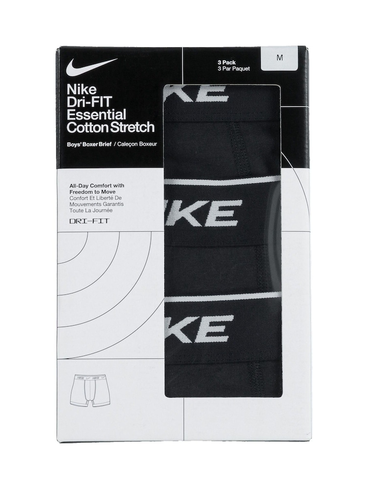 Czarny - Nike Kids Boxers 3 Packs - Image 10 of 10