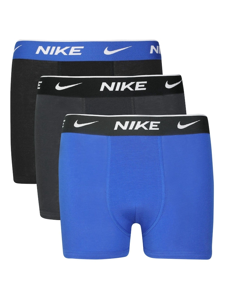 Czarny/niebieski - Nike Kids Boxers 3 Packs - Image 1 of 7
