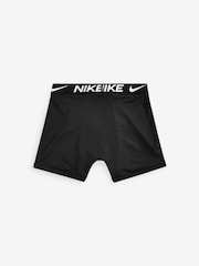 Nike Black Dri-FIT Kids Boxers 3 Pack - Image 3 of 4