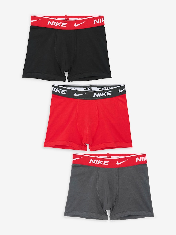 Czarny/czerwony - Nike Kids Boxers 3 Packs - Image 1 of 8