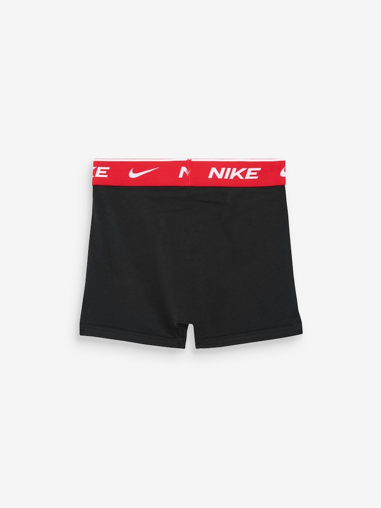 Czarny/czerwony - Nike Kids Boxers 3 Packs - Image 3 of 8